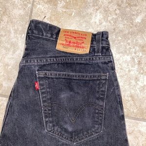 Vintage Levi 560 black jeans